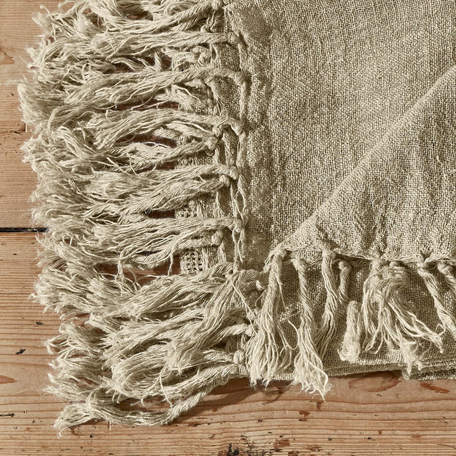 Abschirmdecke, Plaid Tirrases beige, Mirabeau