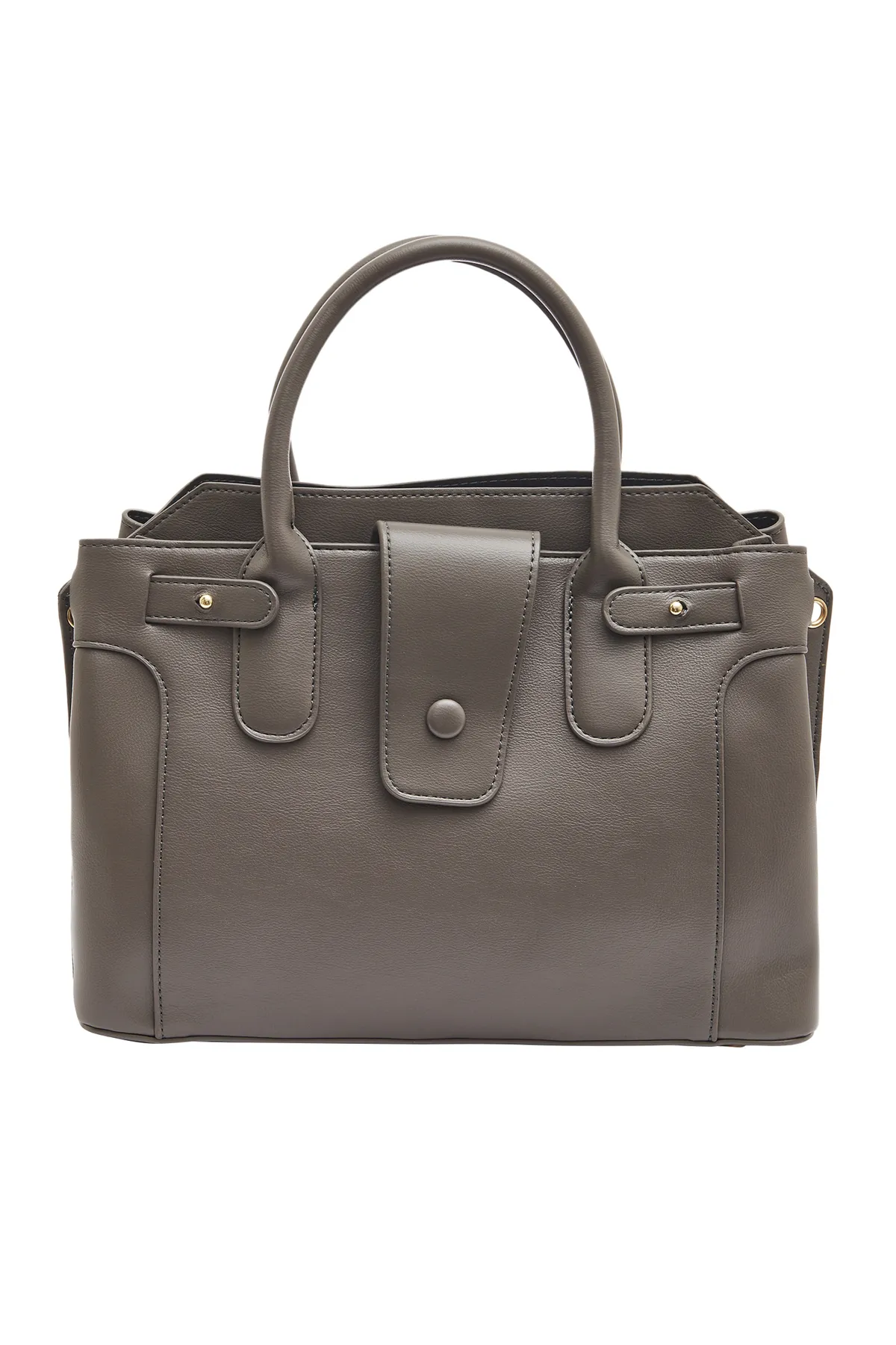 USHA  Handtasche - Grau - Unifarben