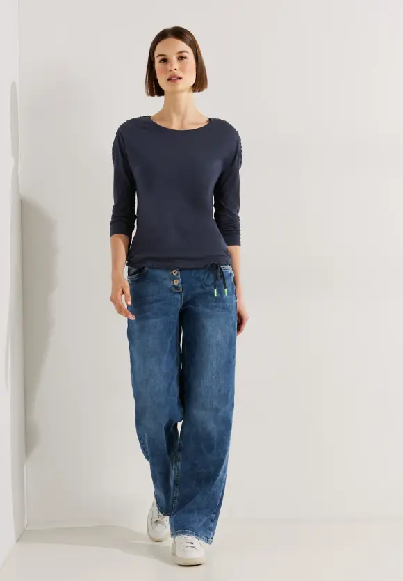 CECIL Shirt mit Smock Details