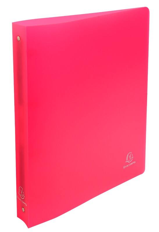 Exacompta Ringbuch 4 Ringe Polypropylen A4 Maxi Rot 10 Stück