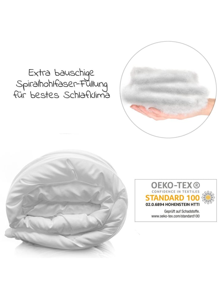 LaLoona Steppbett-Set Premium Complete 100 x 135   40 x 60 in weiss günstig kaufen onesize