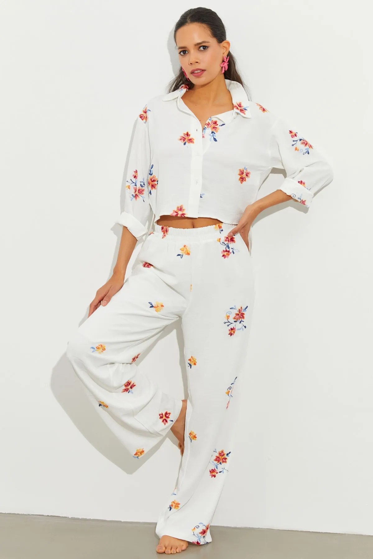 Cool & Sexy  Zweiteiler - Weiß - Regular Fit