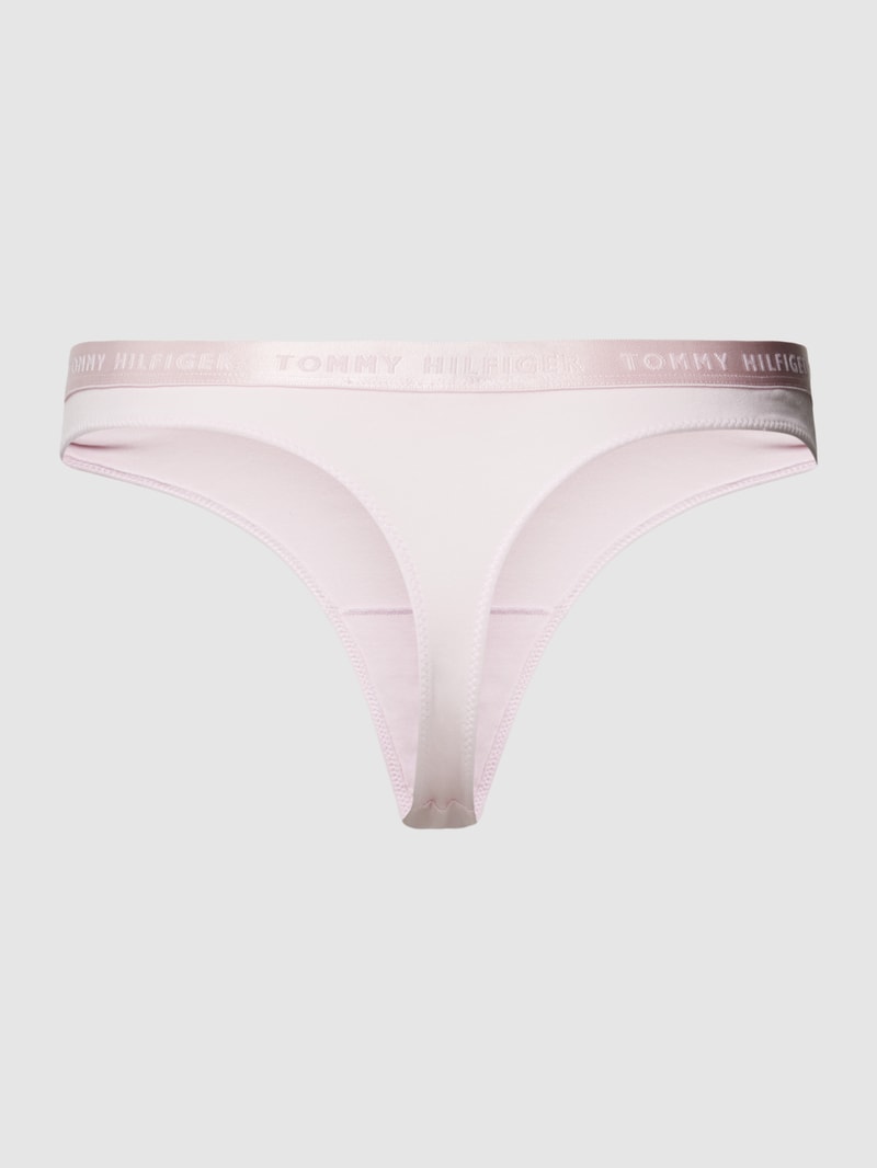 String mit hohem Beinausschnitt im 3er-Pack in rosa