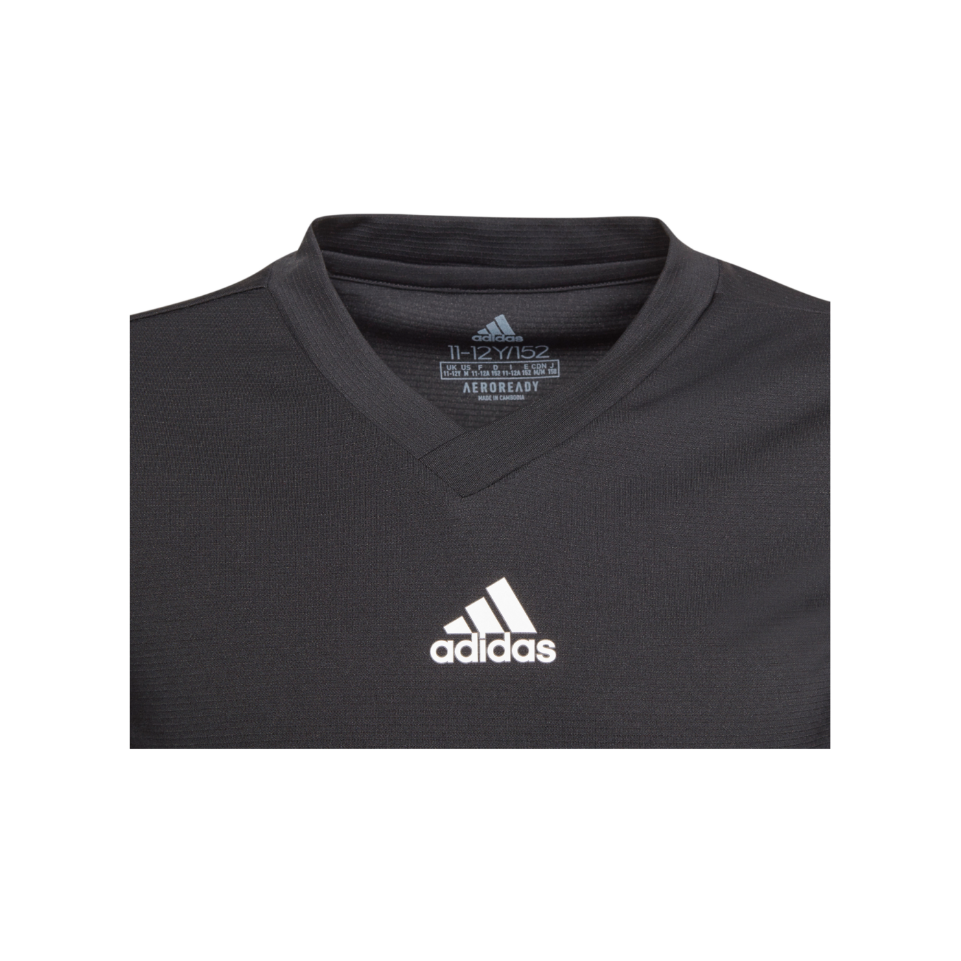 adidas Team Base Top langarm Kids Schwarz