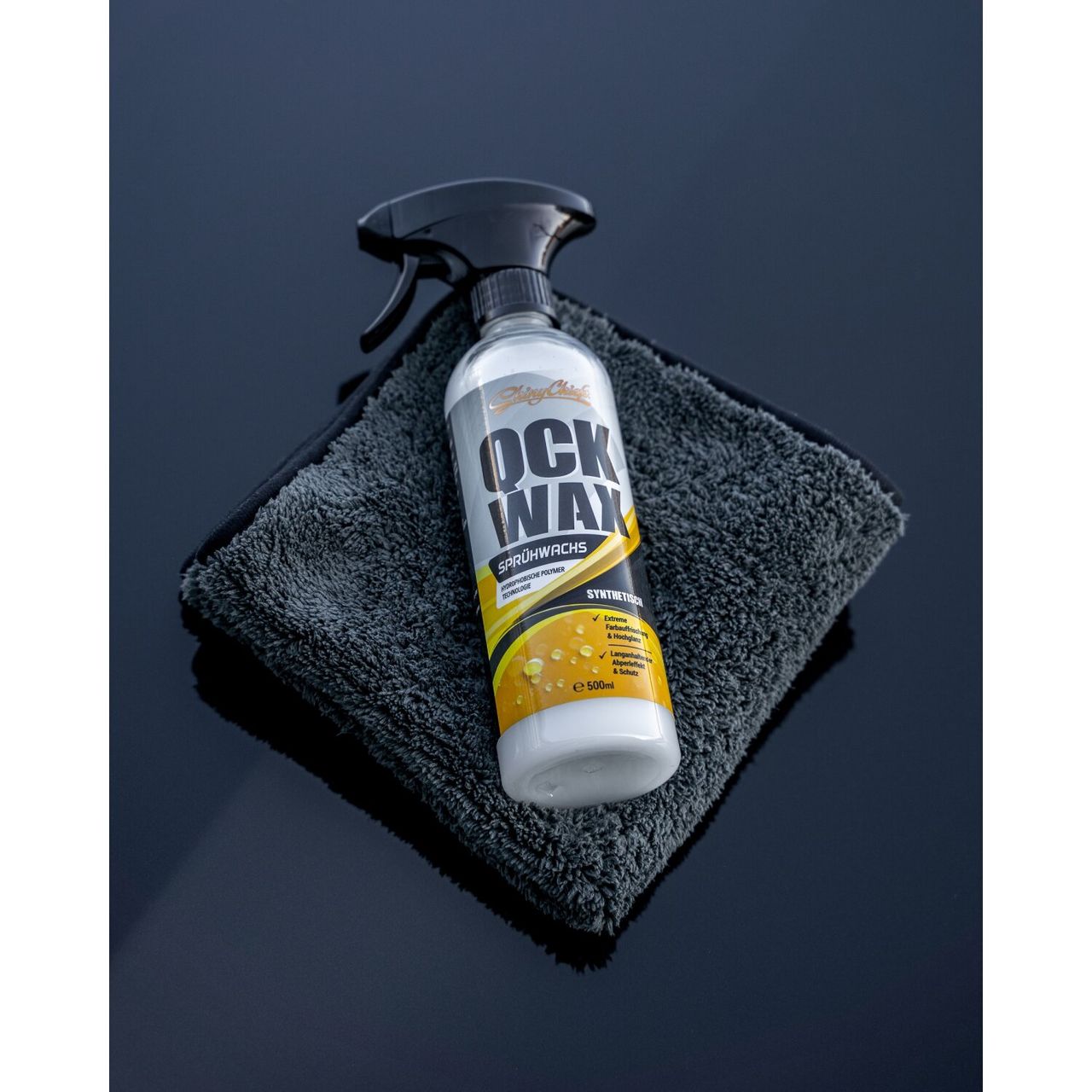 ShinyChiefs QCKWAX - SPRÜHWACHS Synthetische Autowachs-Versiegelung 500ml