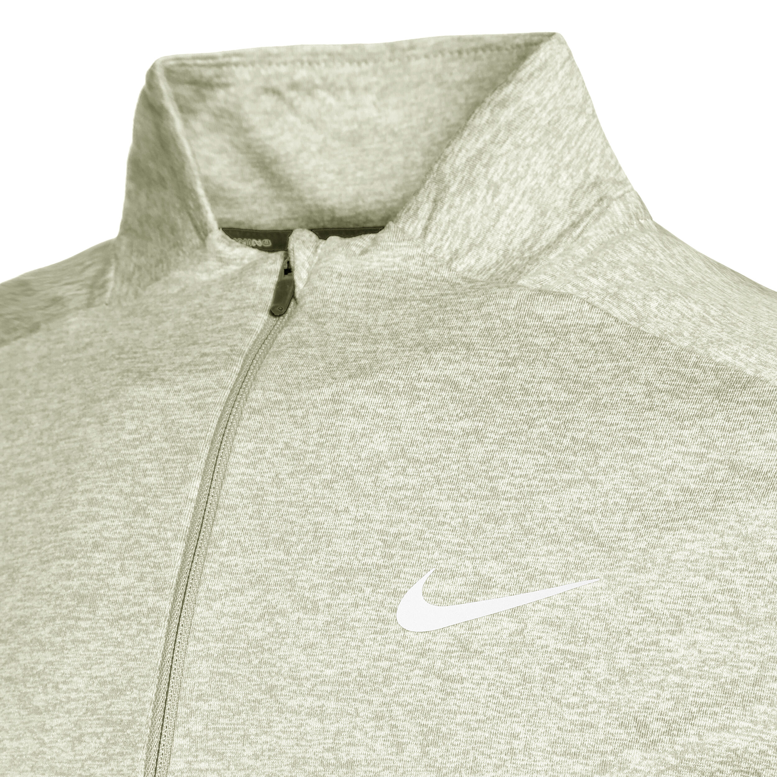 Dri-Fit Element Half-Zip Laufshirt Herren - Hellgrün