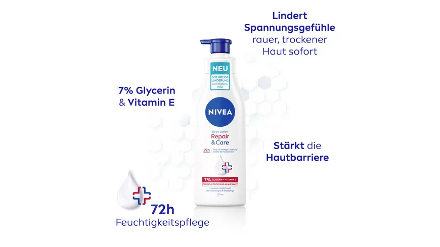NIVEA Body Lotion Repair & Care 250 ml