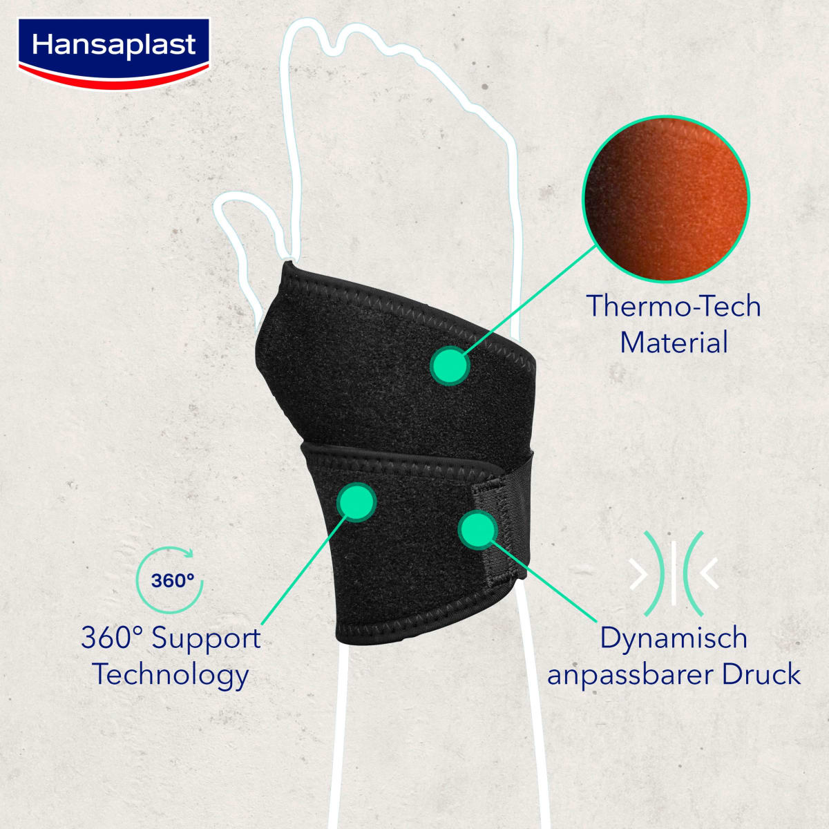 Handgelenk Bandage, 1 St