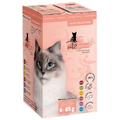 catz finefood Fillets Probierpaket 6 x 85 g