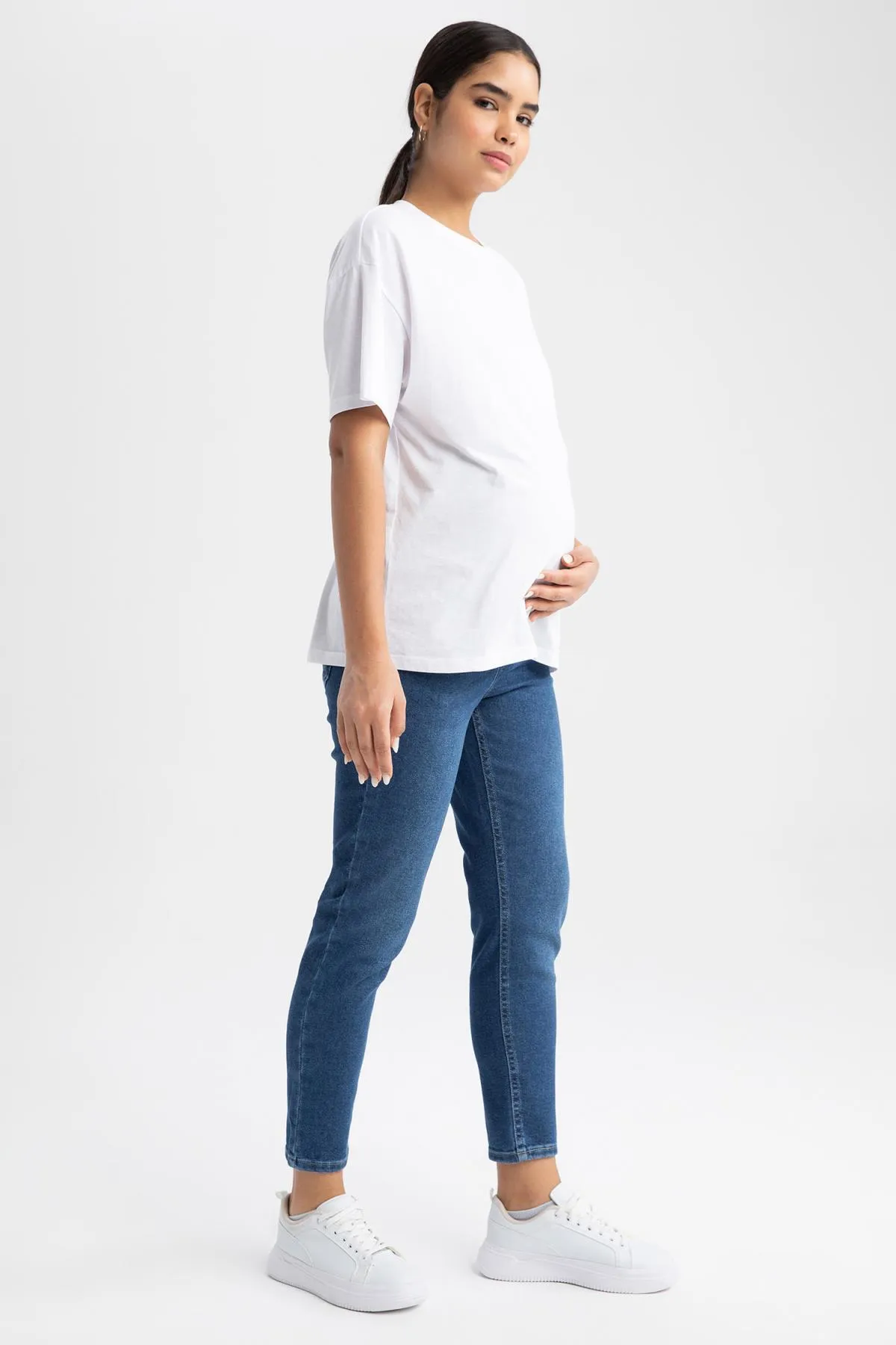 DeFacto  Lange Boyfriend-Umstandshose mit hoher Taille