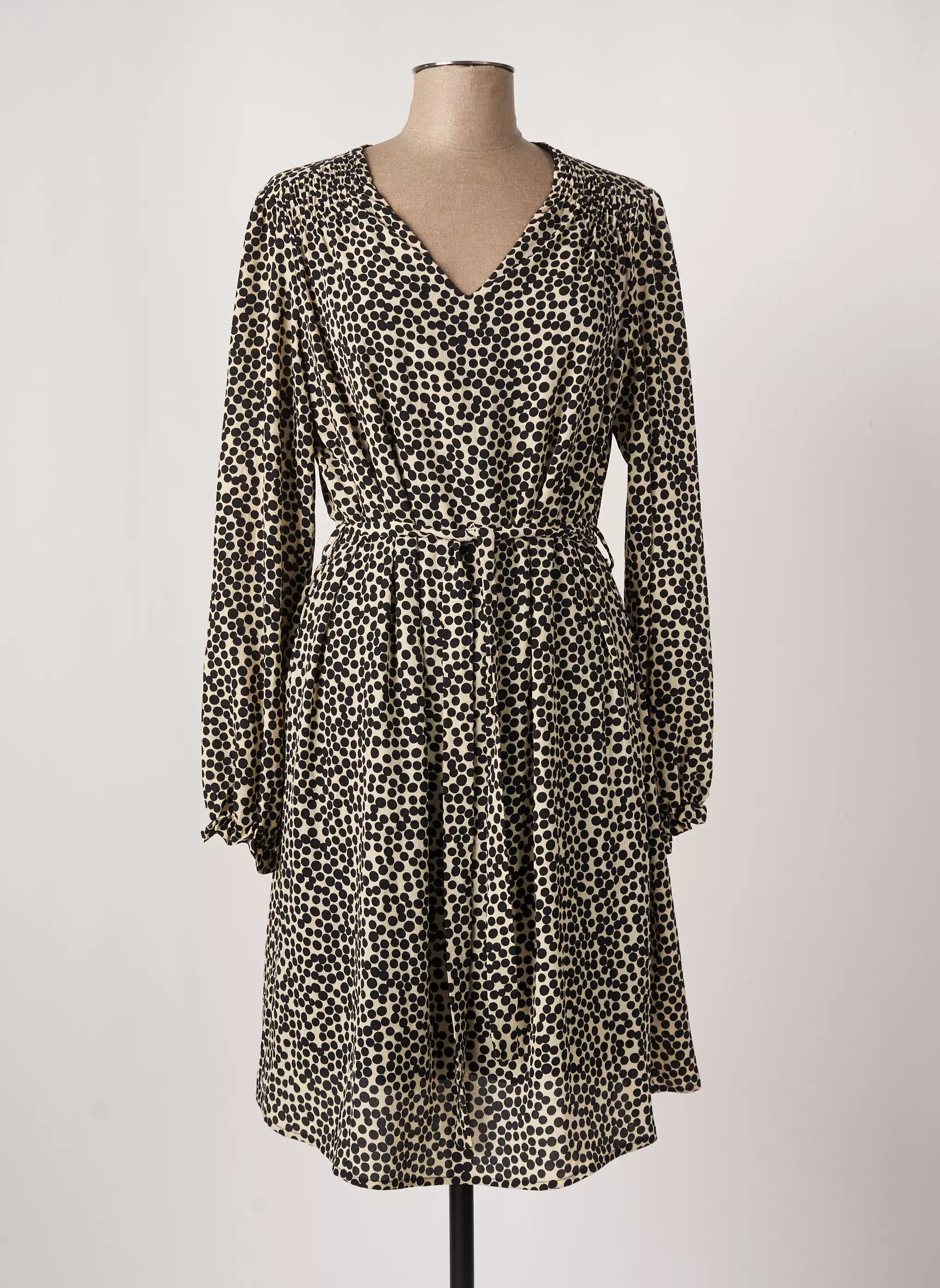 Signe Nature Robes Mi Longues Femme couleur beige