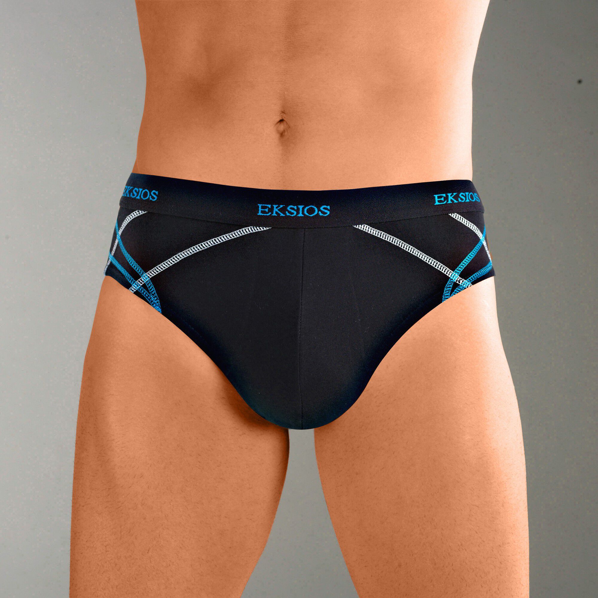 Slip fermé élastiqué surpiqué taille confort