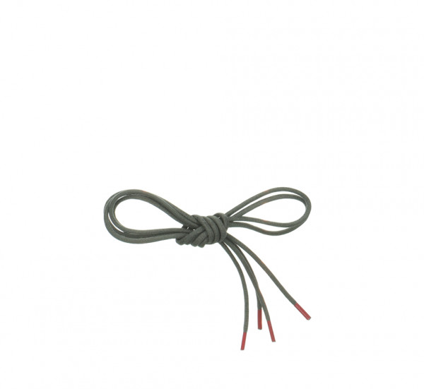 THINK! Schuhband mit roten Enden - Dunkelgrau