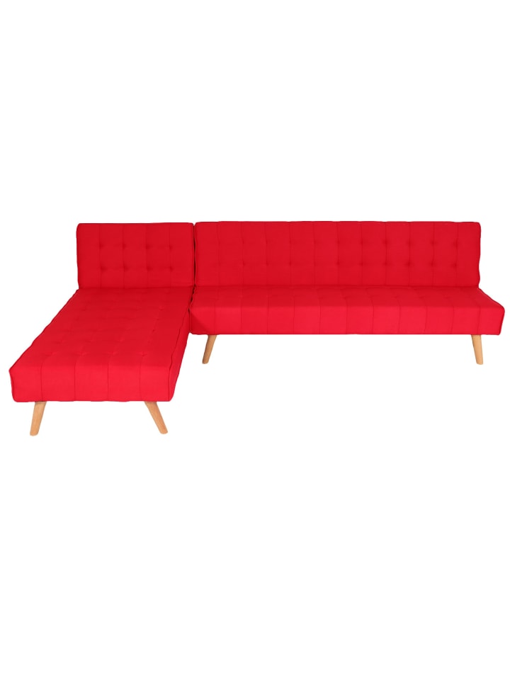 MCW Ecksofa K38 Liegefläche links/rechts, Rot günstig kaufen onesize