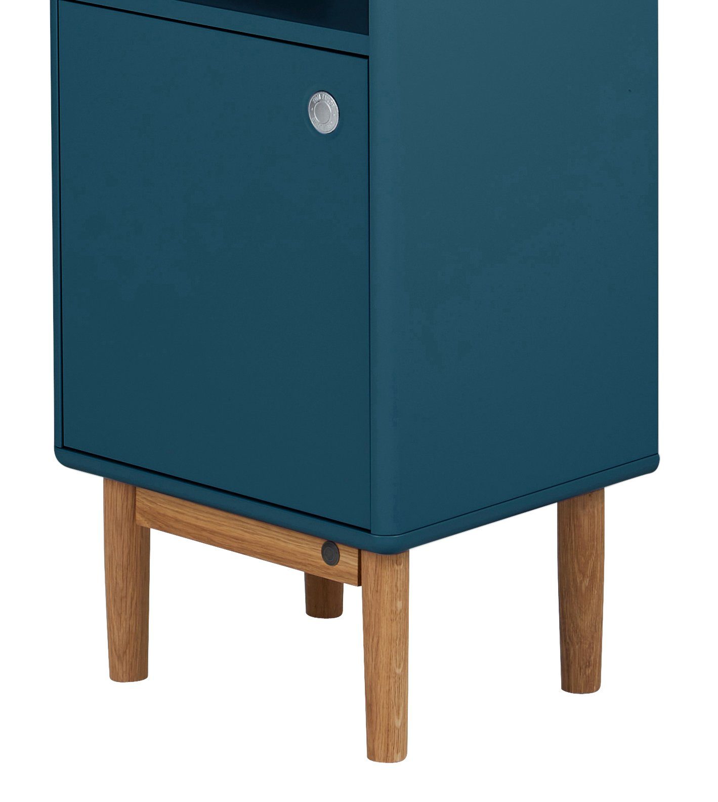 TOM TAILOR HOME Möbelfuß COLOR BATH Füße - für 40 cm Breite Hoch- und Unterschränke - Eiche, konische Form, massive Eiche, natur