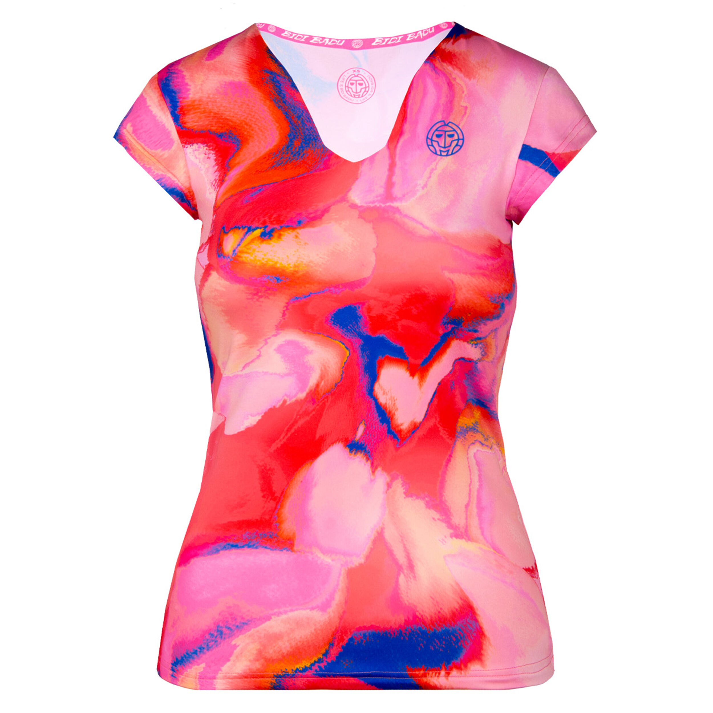 Bella 2.0 Tech V-Neck T-Shirt Damen - Mehrfarbig