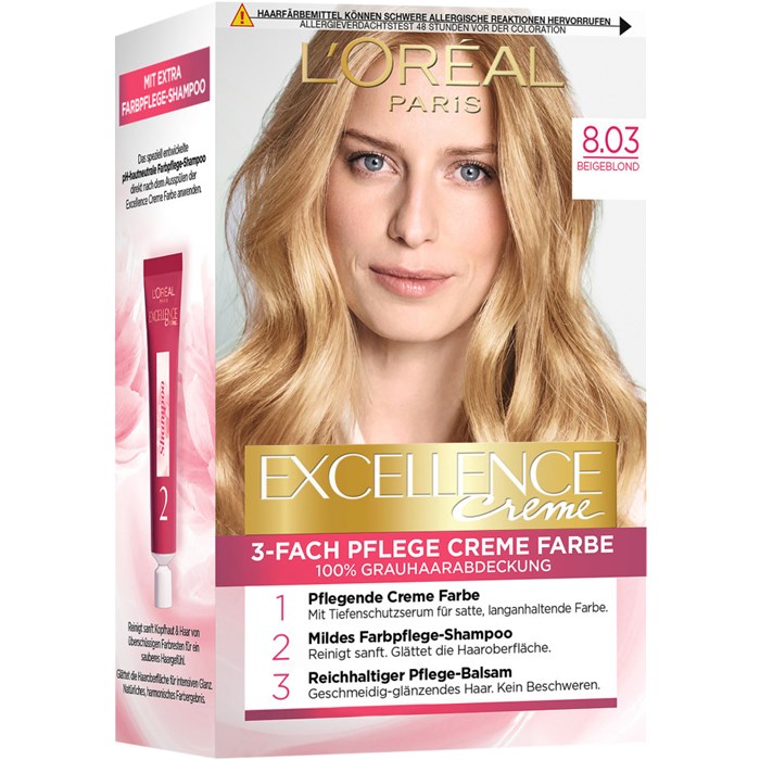 3-Fach Pflege Creme Farbe