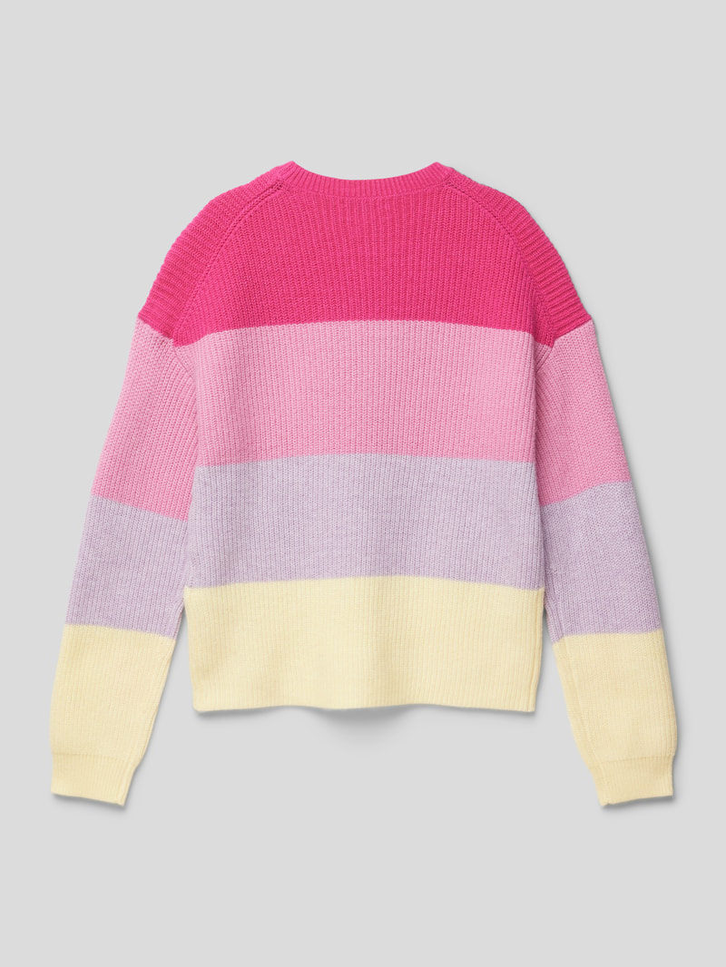 Strickpullover aus Viskose-Mix Modell 'KONSANDY' in pink