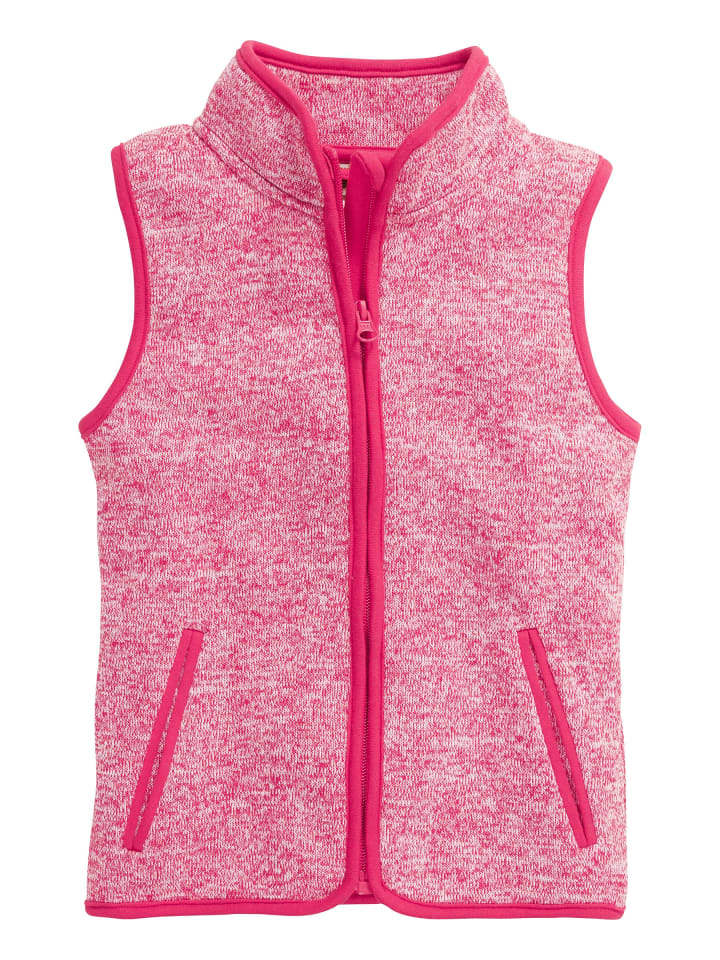Playshoes Strickfleece-Weste in Pink günstig kaufen