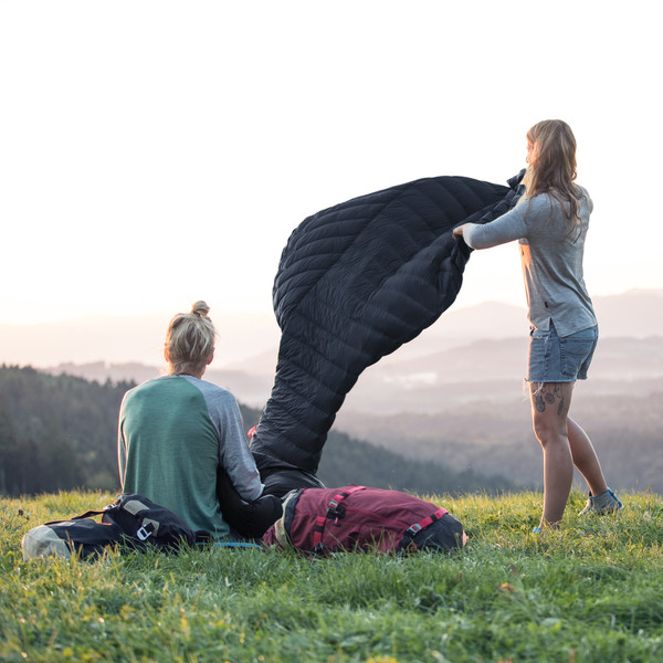 BIOPOD DOWNWOOL EXTREME LIGHT 185 BLACK EDITION - Sommerschlafsack