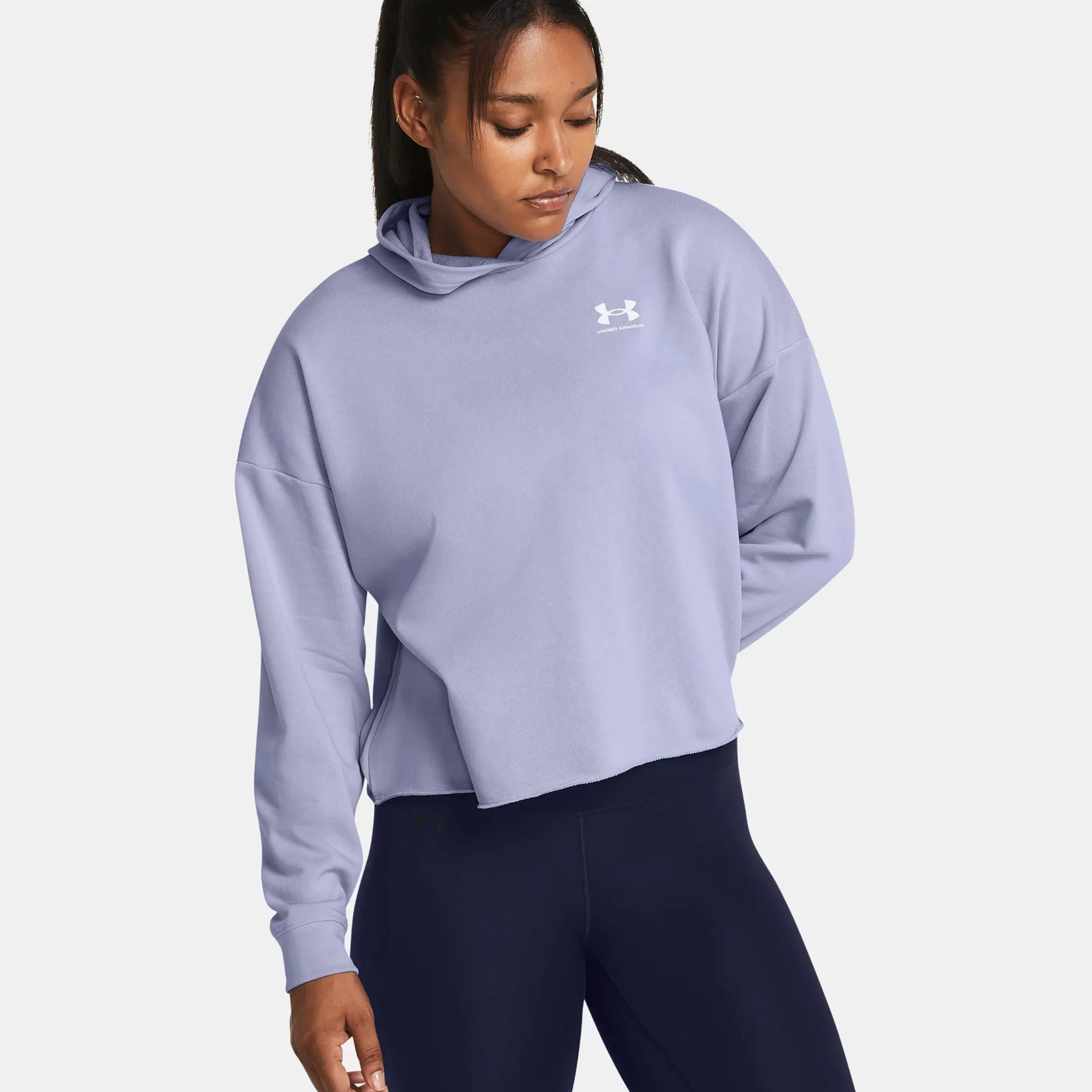 Trival Terry OS Hoody Damen - Lila