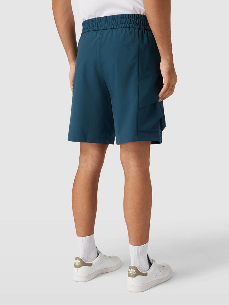 Shorts mit Cargotaschen in petrol