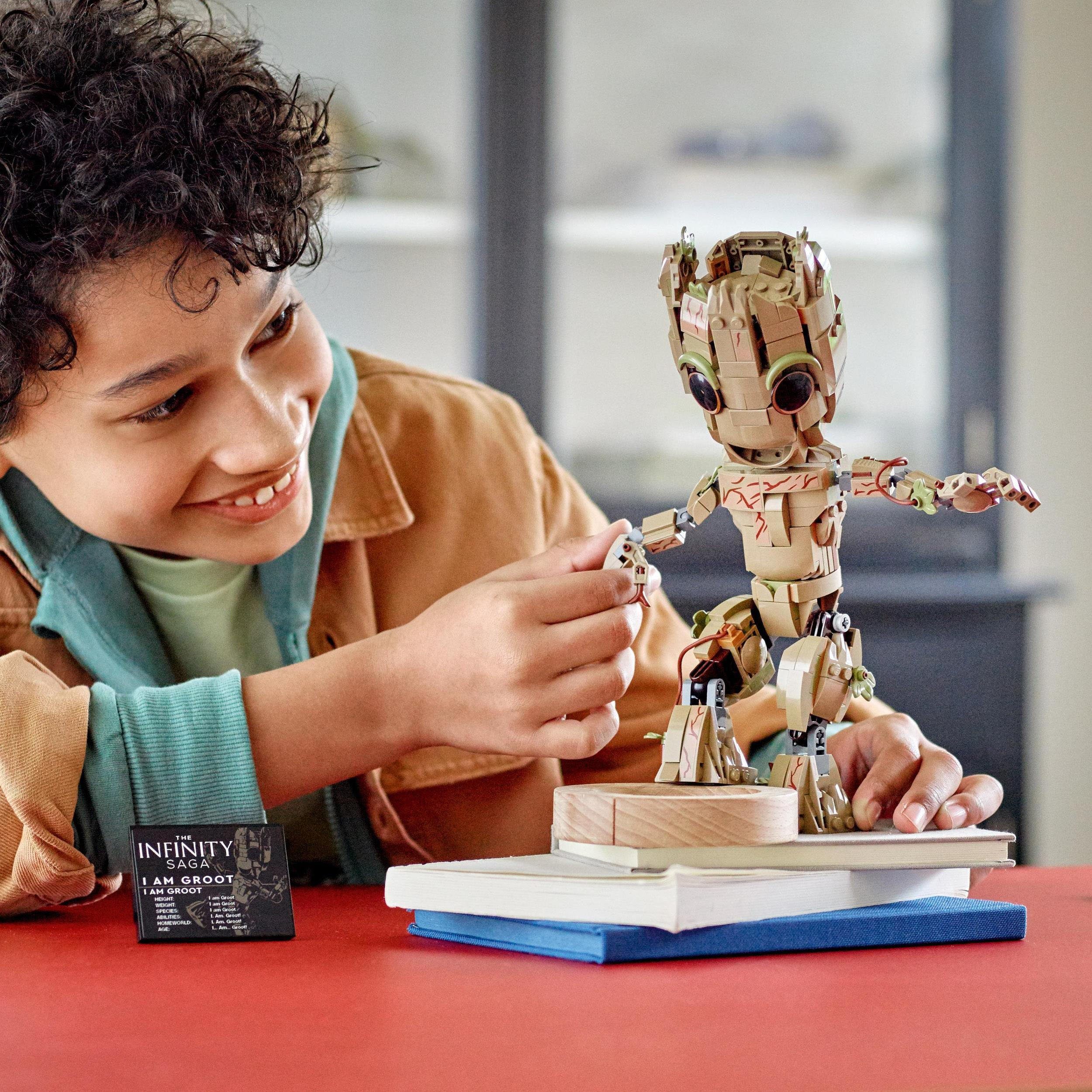 LEGO® Konstruktionsspielsteine Ich bin Groot (76217), LEGO® Marvel, (476 St), Made in Europe