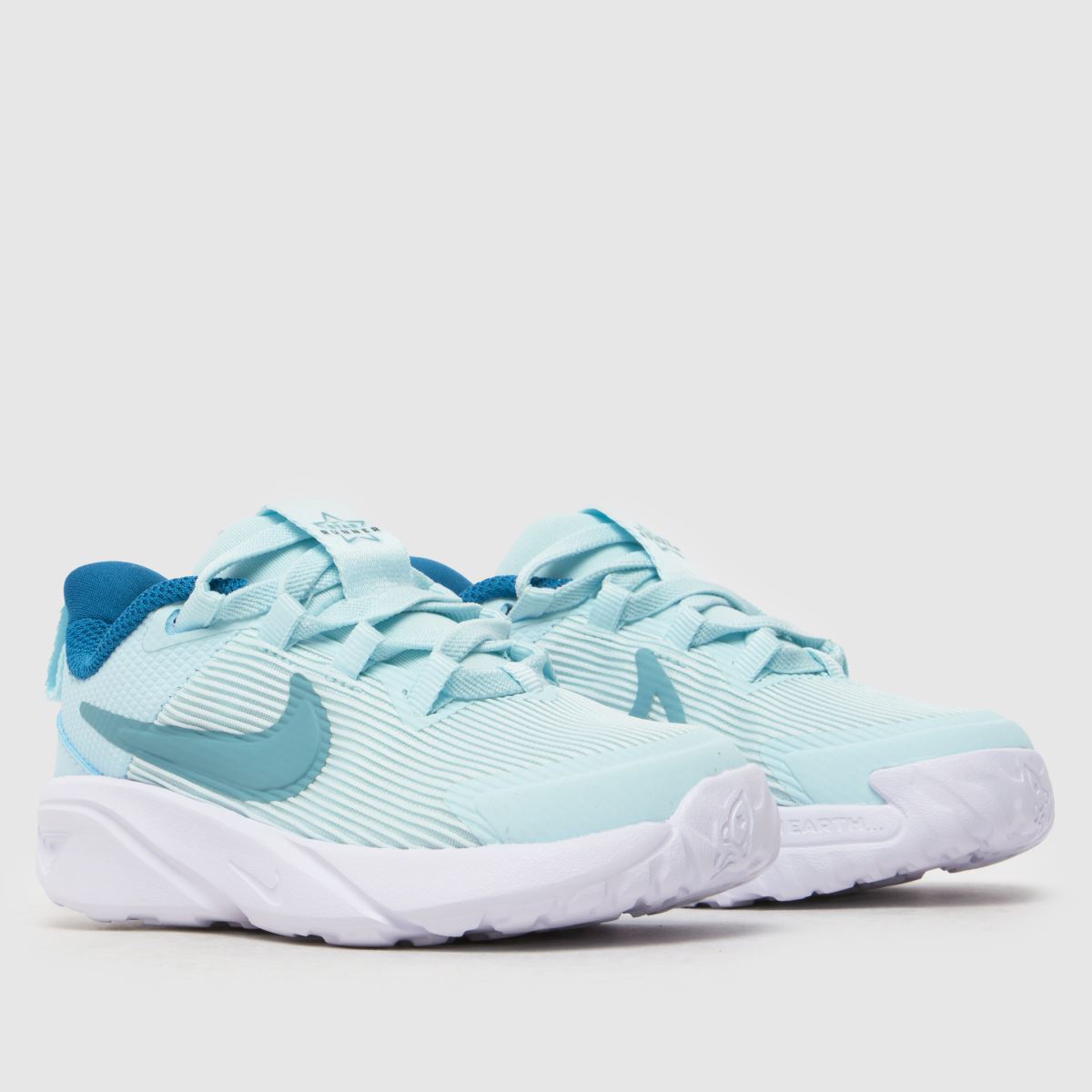 Nike vita & pl blå Star Runner 4 flickor småbarnsskor