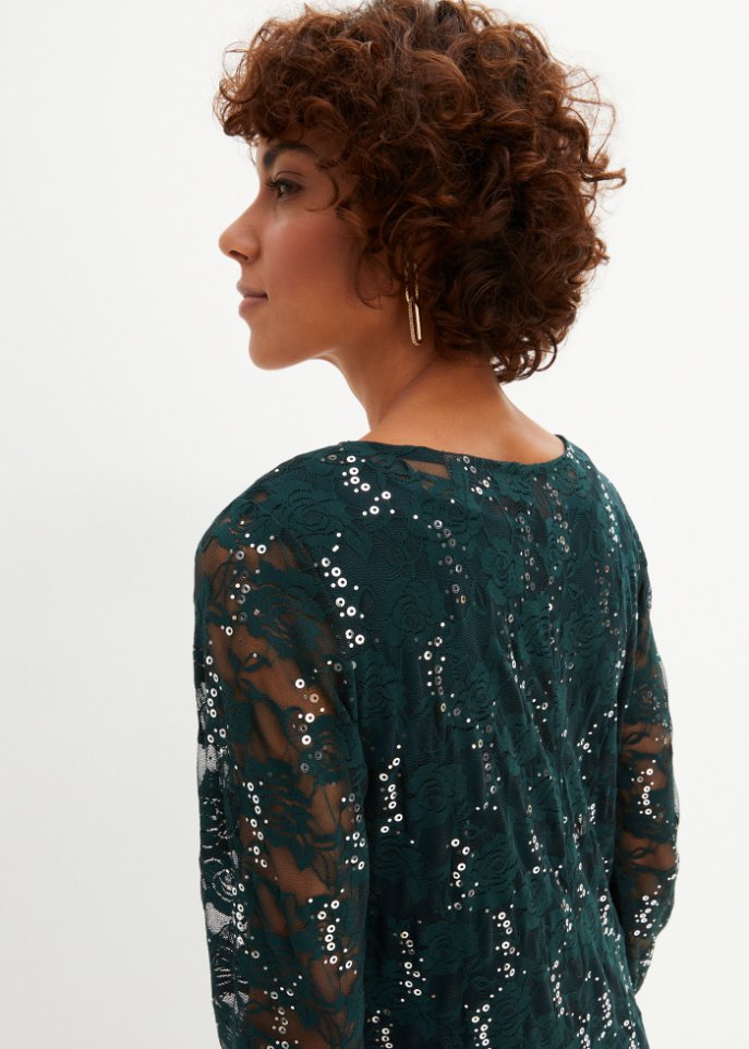 Kleid mit Spitze (2-tlg. Set)