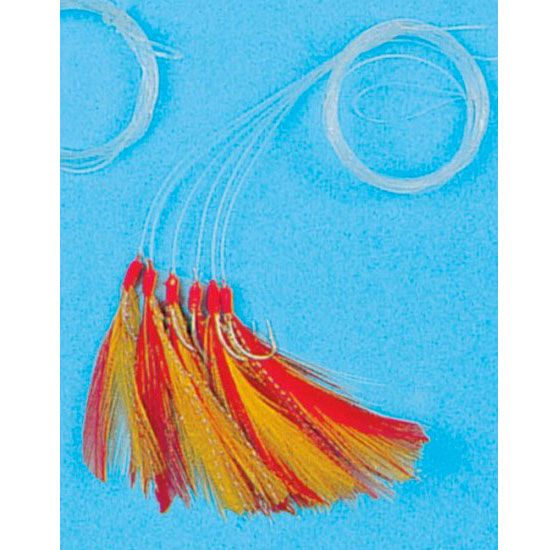 Flashmer Fine Sea Feather 3 Αγκίστρια Νο. 2 Χρώμα