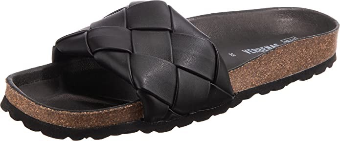 VERBENAS Komfort Sandalen schwarz NEGRO