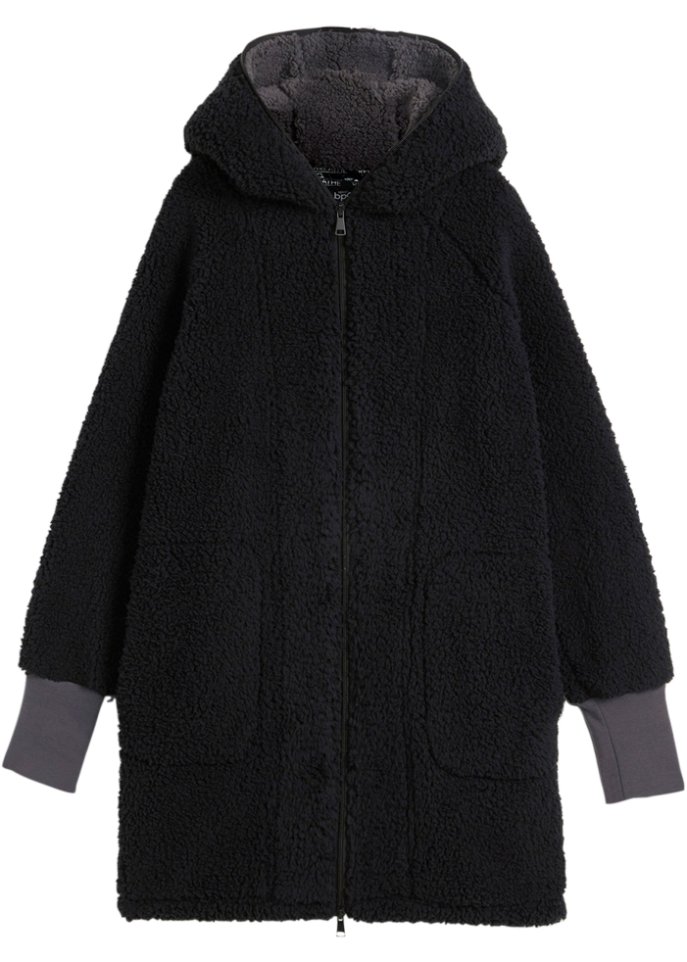 Teddy-Fleece Jacke, Oversized
