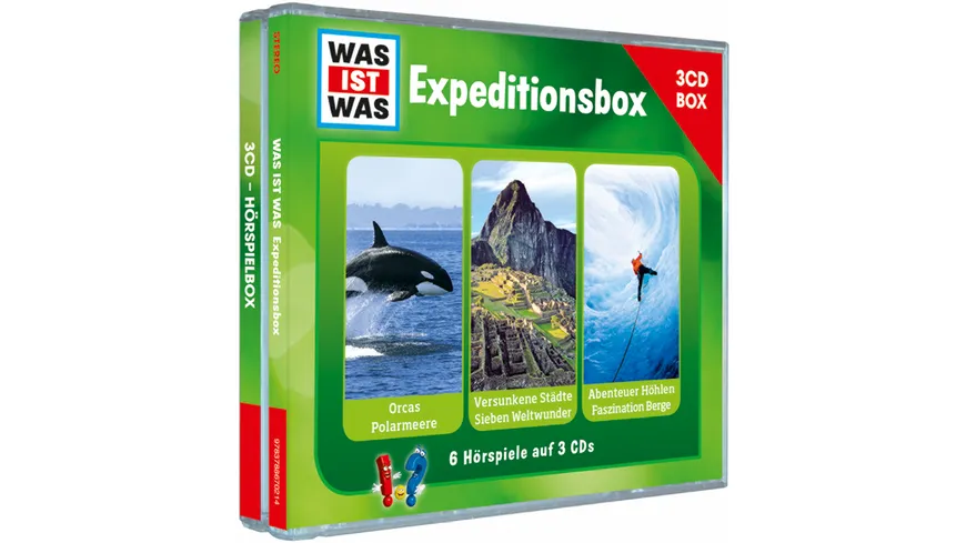 WAS IST WAS 3-CD Hörspielbox Vol.2-Expeditionsbox TESSLOFF