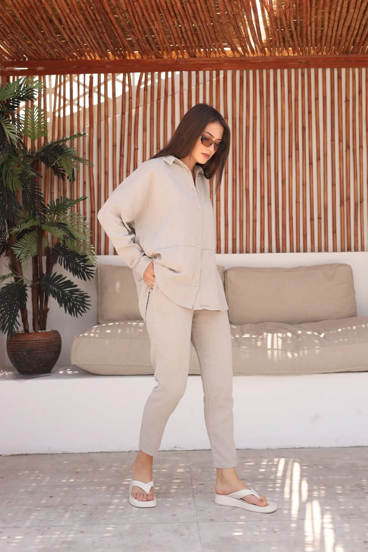 Laluvia  Zweiteiler - Grau - Regular Fit