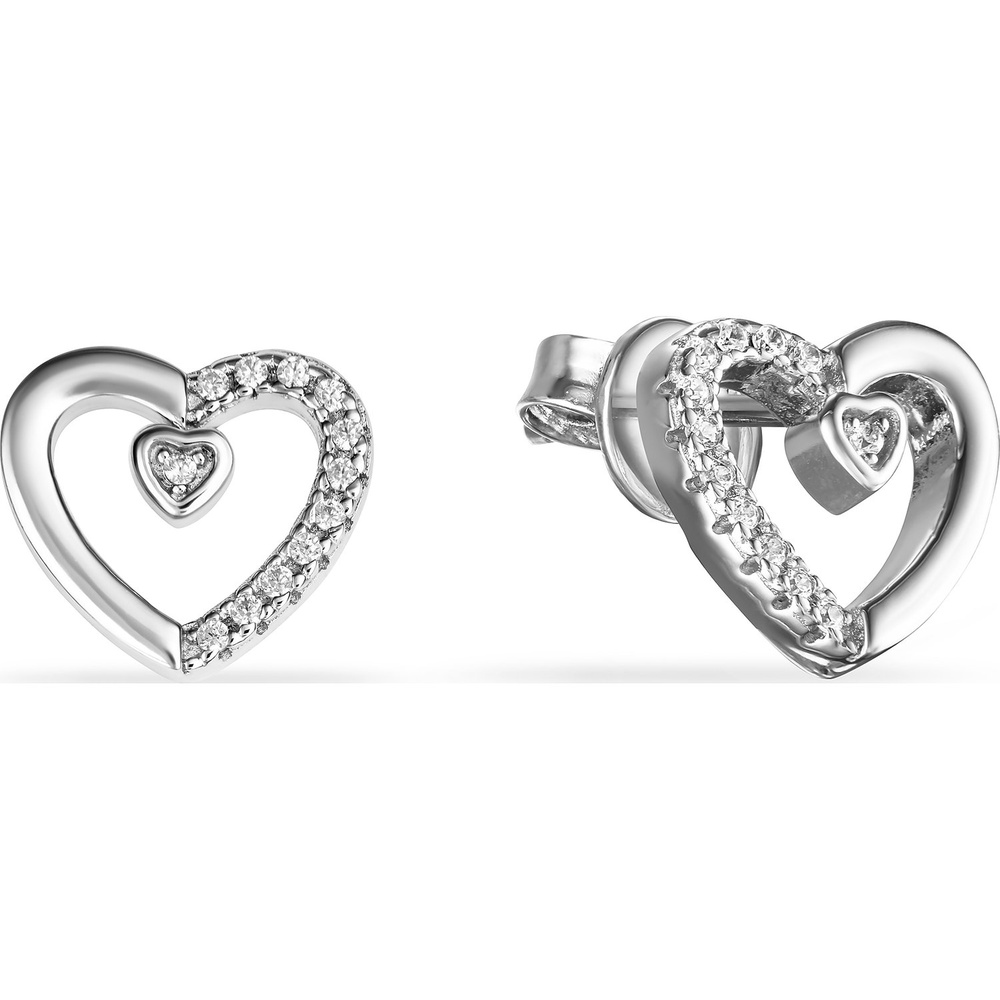 FAVS Boucles d'oreilles à fermoir à poussette 925 Argent Boucles d'oreilles
