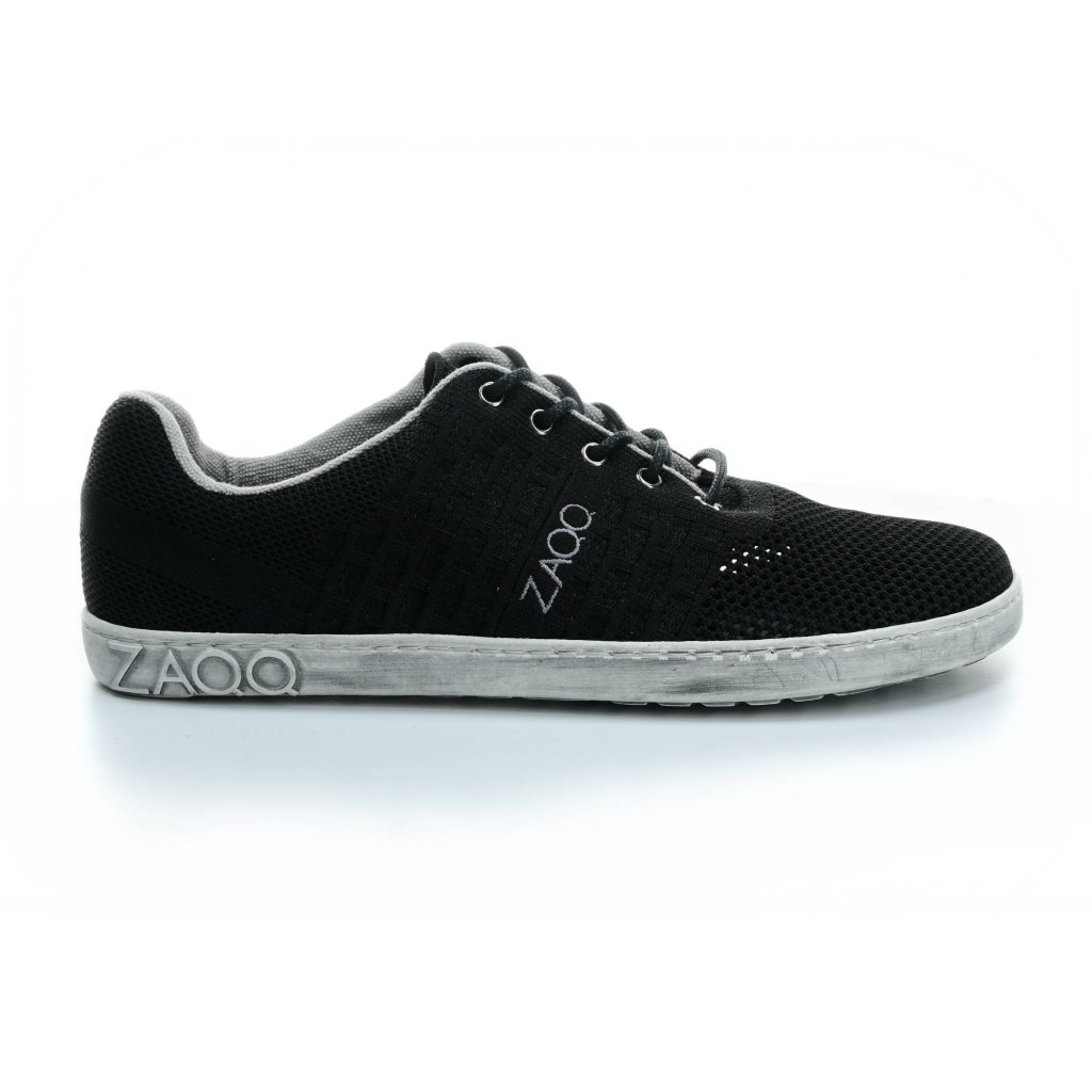 Zaqq Croqet Black Barfußsneakers