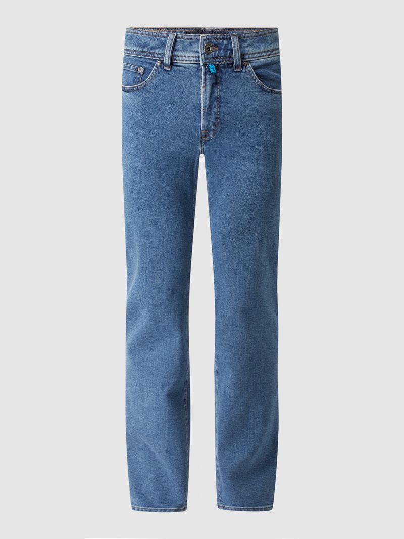 Straight Fit Jeans mit Bio-Baumwolle Modell 'Dijon' in jeans