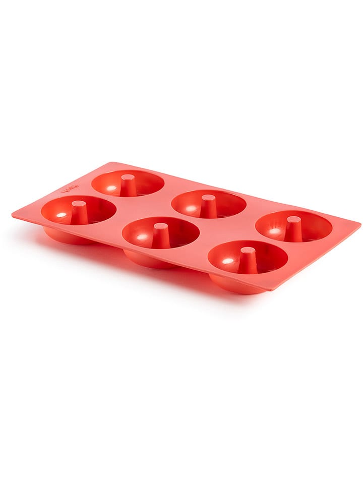 Lekué Donutform in Rot - (B)30 x (H)3,4 x (T)11,8 cm günstig kaufen onesize