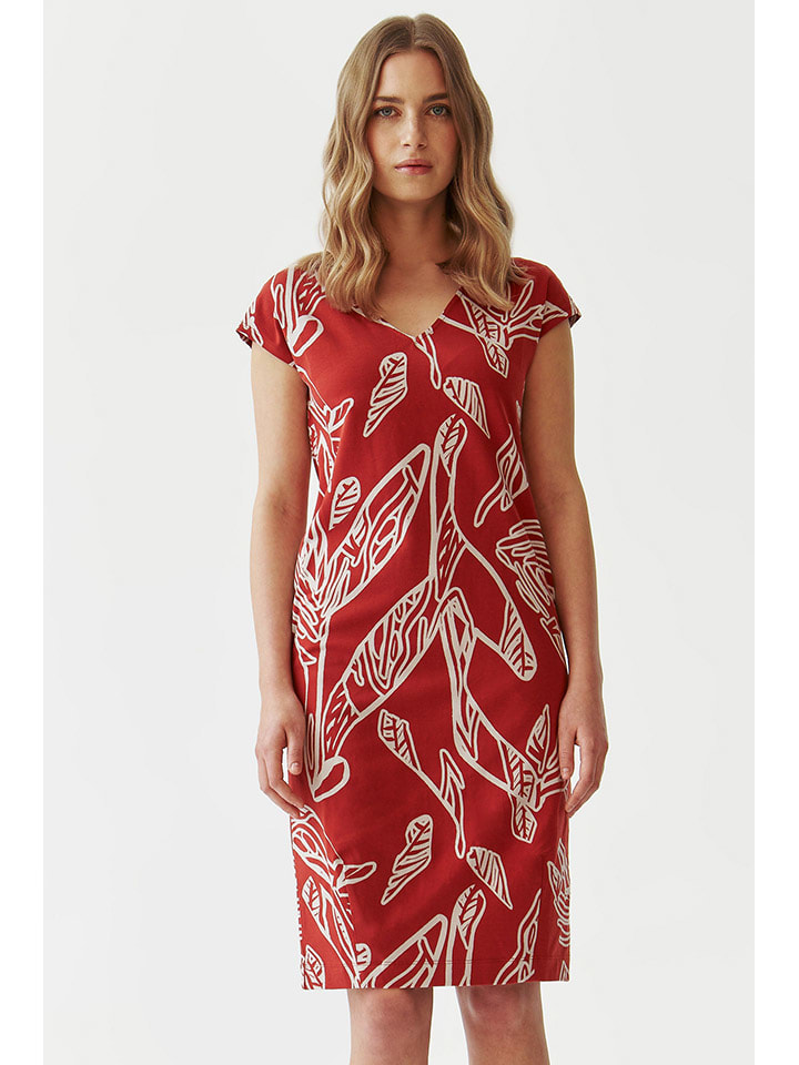 TATUUM Kleid in Weiß/ Rot günstig kaufen