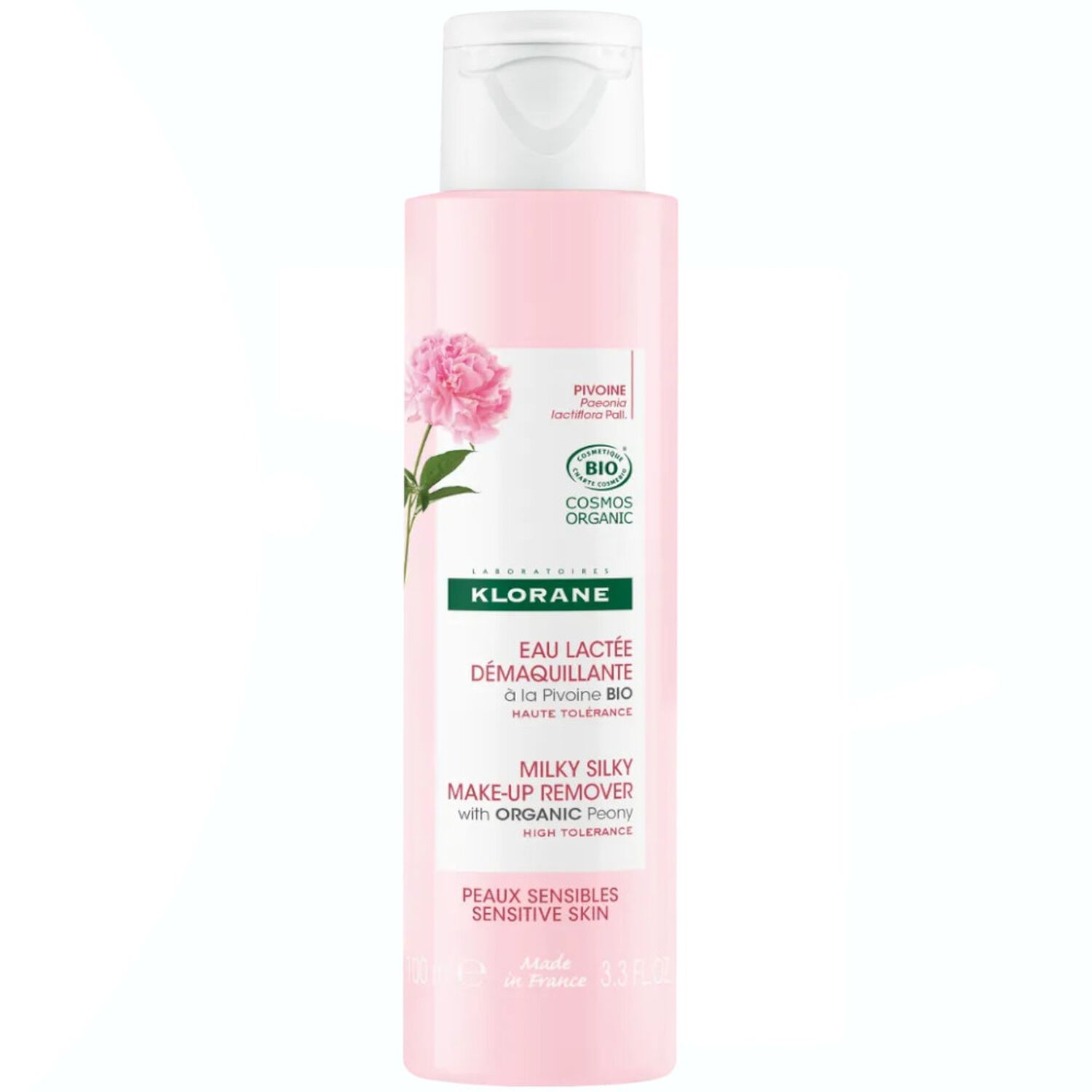 Klorane Eau Lactée Démaquillant Pivoine - Peaux Sensibles 100 ml