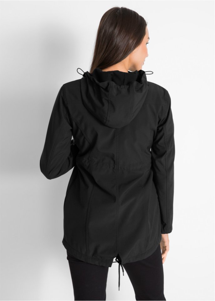 Softshell-Tragejacke / Umstandsjacke, weitenregulierbar