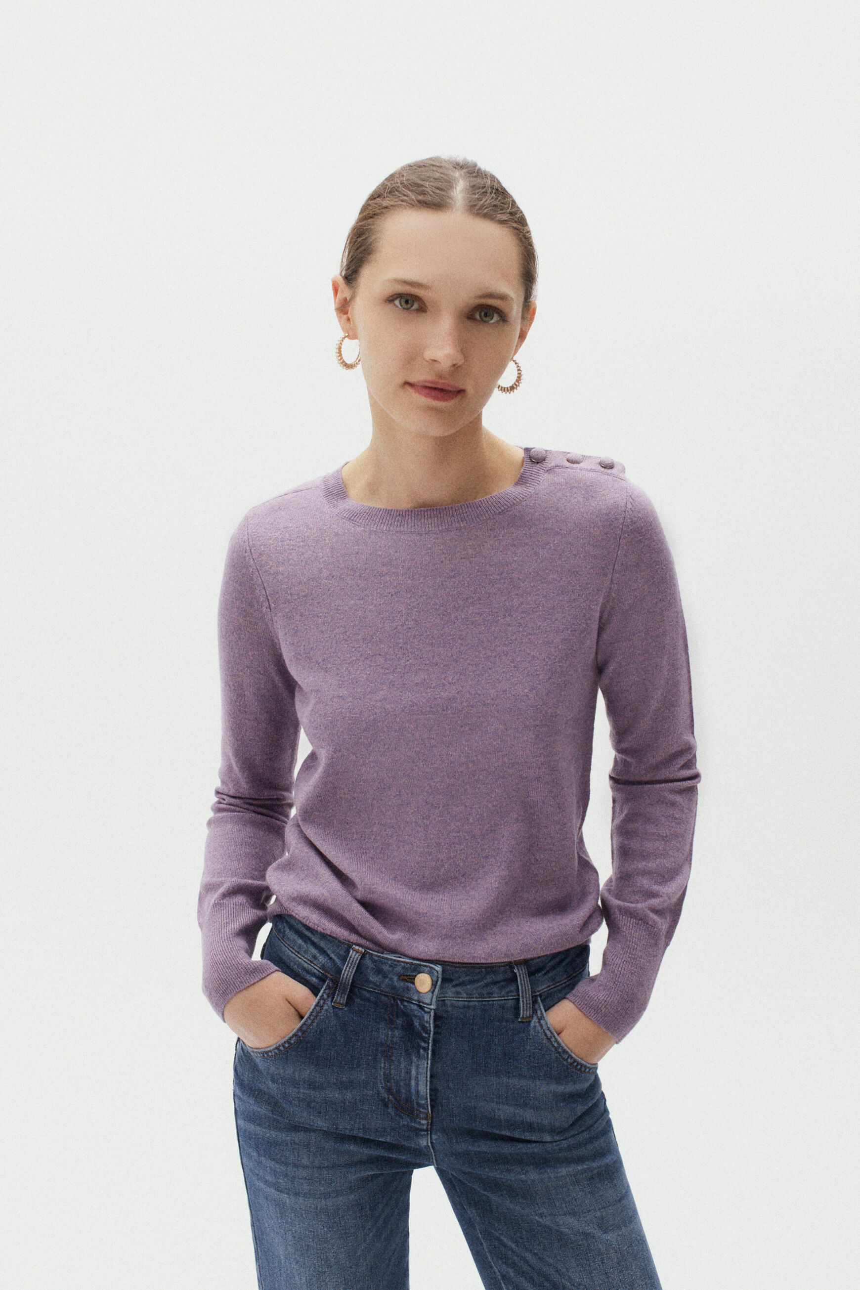 pull anya violet femme
