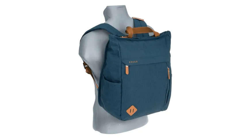 SPEAR Rucksack mit Griff grau / hellgrau oder dunkelblau sortiert