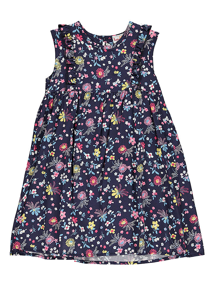 Topo Kleid in Dunkelblau/ Bunt günstig kaufen 116