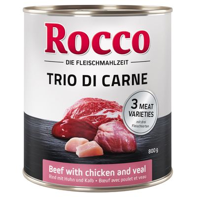 Sparpaket Rocco Classic Trio di Carne - 24 x 800 g zum Sonderpreis!