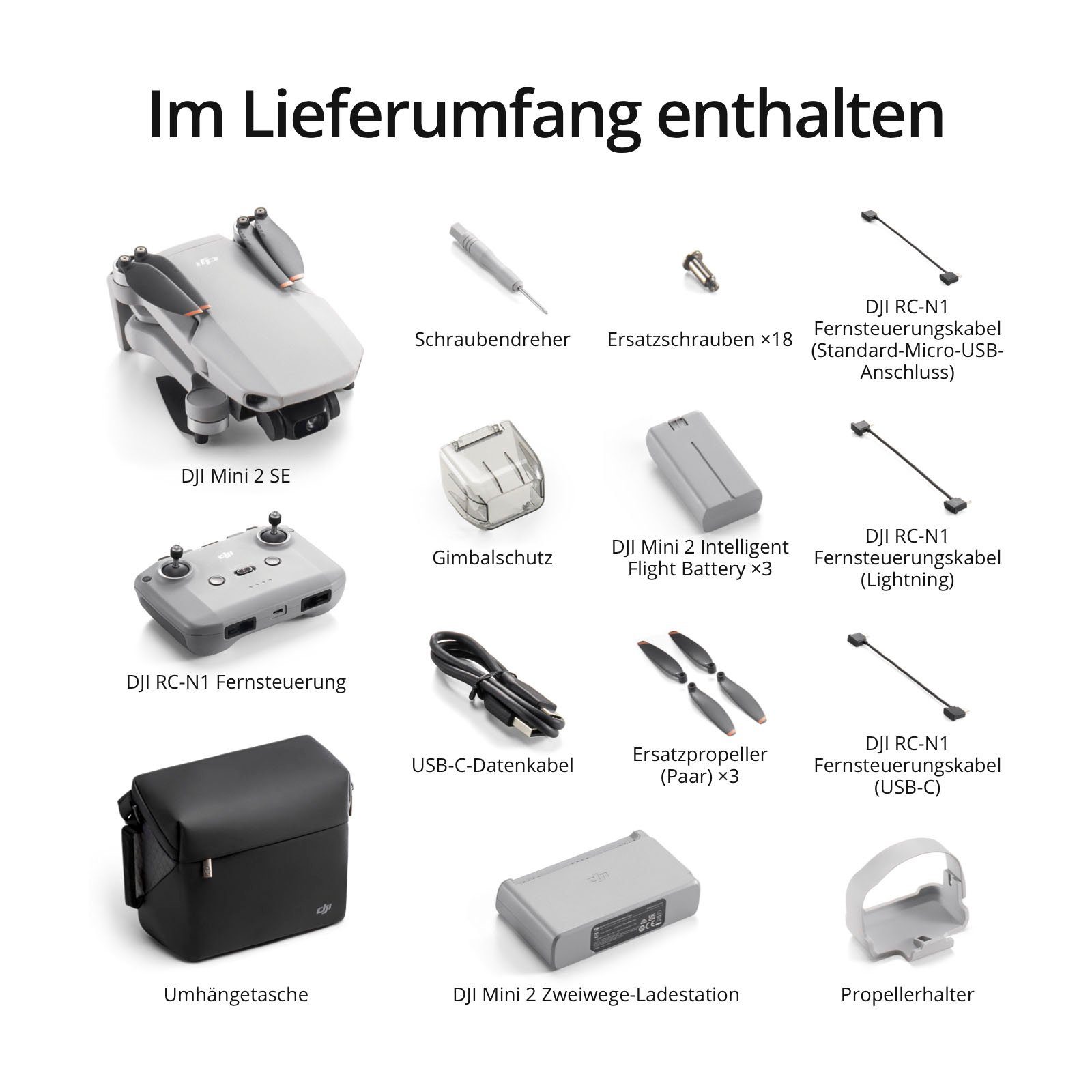 DJI MINI 2 SE Drohne (2,7K)