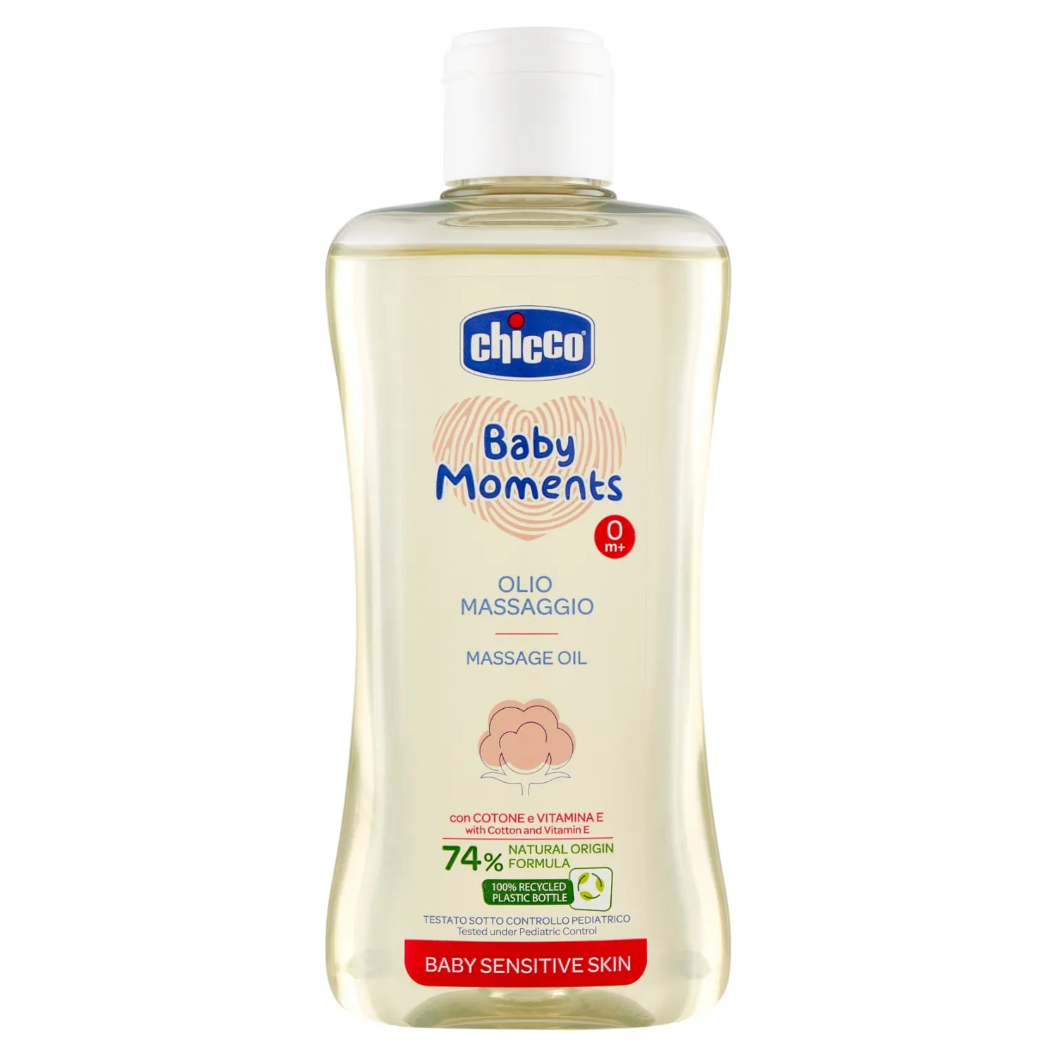 Aceite de masaje Chicco Baby Moments 0m 200 ml