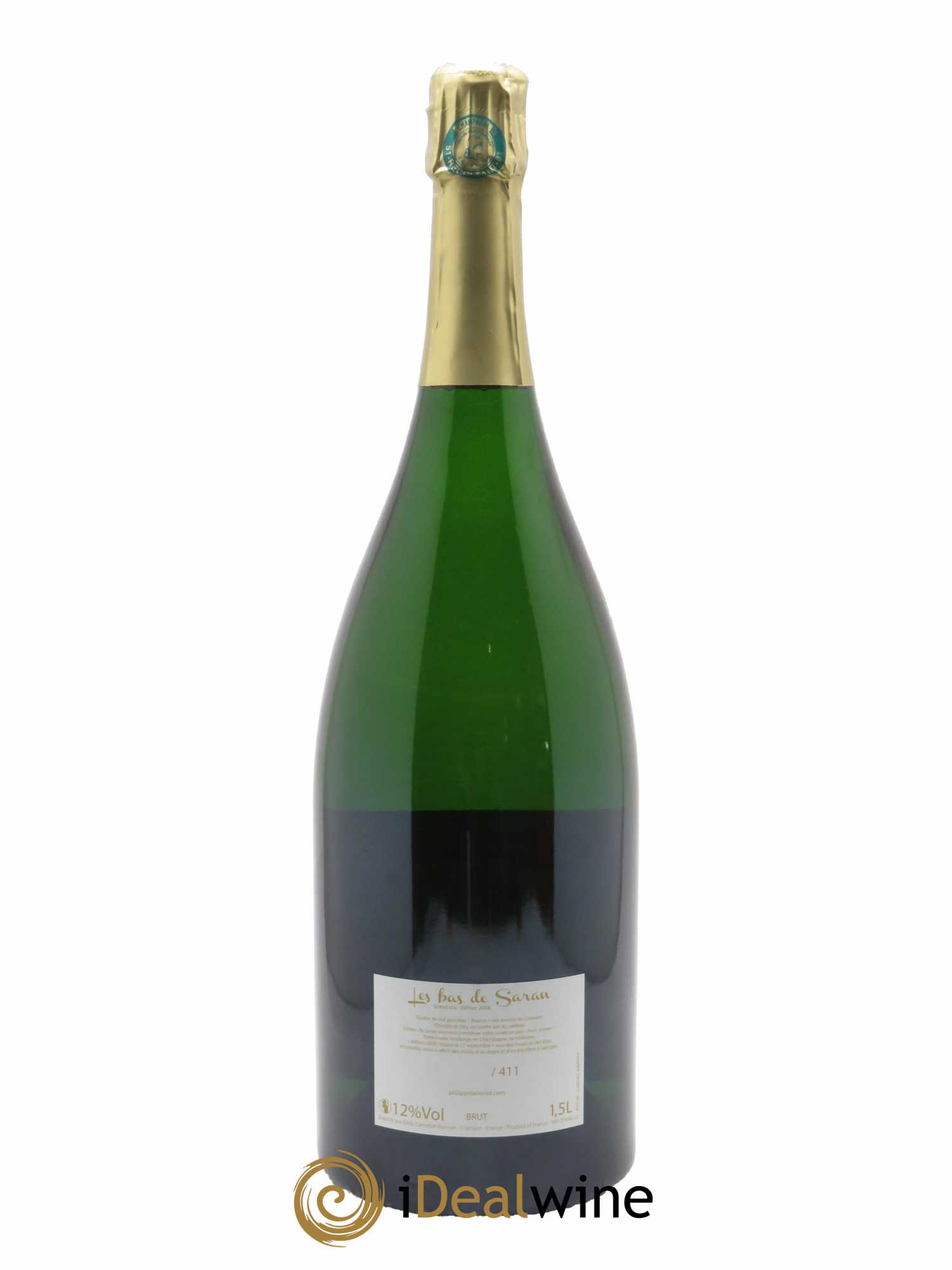 Les Bas de Saran Extra Brut Philippe Lancelot  2008 - Lot de 1 Magnum