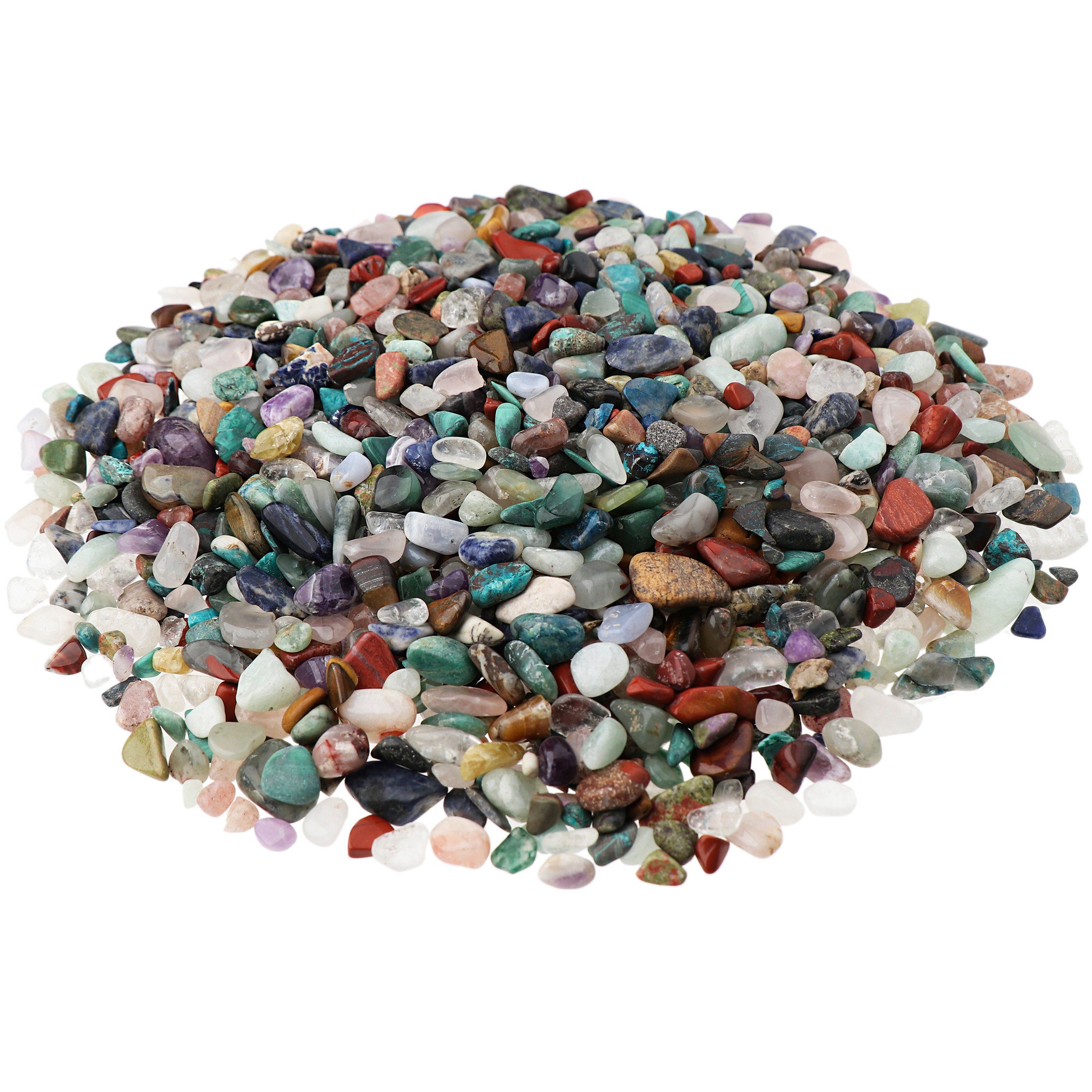 NKlaus Mineralstein 900g Trommelsteine Mix 5 - 15 mm Heilsteine Edelsteine Schmucksteine D