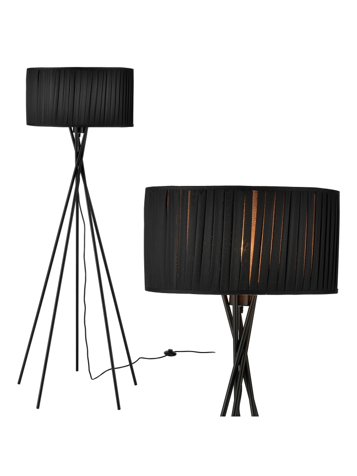 lux.pro Stehleuchte Black Mikado in Schwarz (H)155cm (B)48cm günstig kaufen onesize